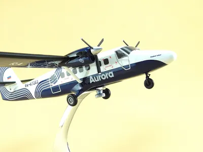 Модель самолета Airbus A319 Аврора 1:200 LH2249