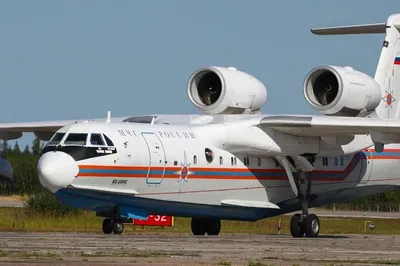 Самолет-амфибия Бе-200 сможет тушить пожары на судах в открытом море