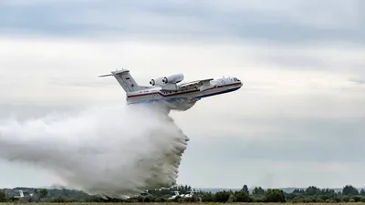 Самолет-амфибия Бе-200 направлен к месту лесного пожара в Алтайском крае -  AEX.RU