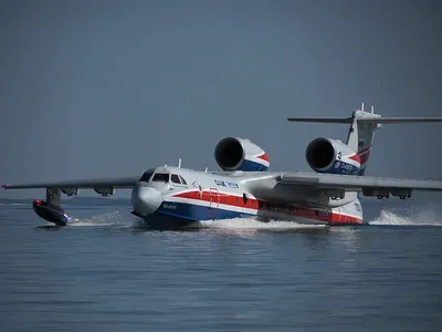 Самолет-амфибия Бе-200 МЧС России прибыл в пострадавшую от землетрясения  Турцию - AEX.RU