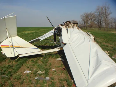 В Запорожской области упал самолет - Крылья - Все об украинской авиации