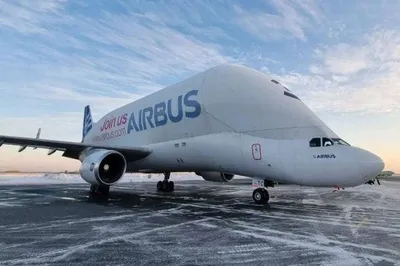 Визит Airbus Beluga в Новосибирск
