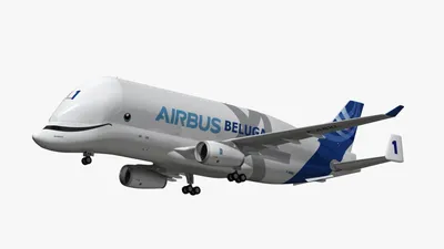 Самолет Beluga XL в форме кита введен в эксплуатацию