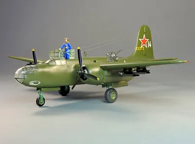Модель бомбардировщика Бостон А-20 - Моделлмикс модели в масштабе