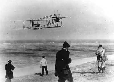 биплан Wright Flyer, моторный аэроплан братьев Райт, США 1903 год, 382х768  мм, М.1:16, сборная модель самолета из металла Model Airways (США) - купить  с доставкой по выгодным ценам в интернет-магазине OZON (229834328)