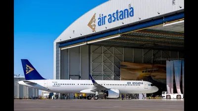 Air Astana получила 11 новый самолет A321LR с креслами-кроватями