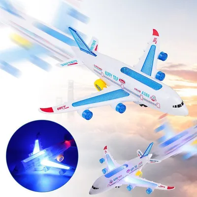 Покупайте A380 RC Самолет Для Детей 2,4 Ггц 2CH Маленький Самолет DIY Toys  Для Детей Мальчиков в Китае | TVC-Mall.com