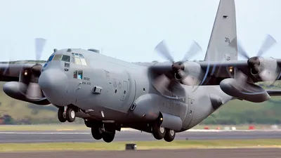 Lockheed Martin CC-130J Hercules - Kubinka Air Base - YouTube