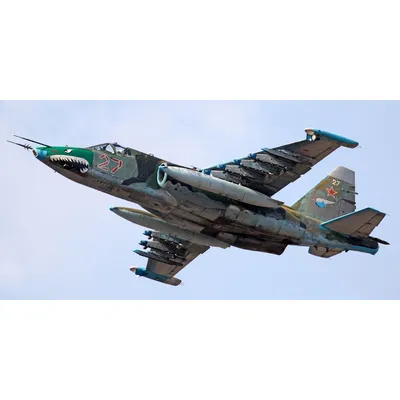 Модель самолета Сухой Су-25 \"Грач\" ВВС России 1:48 AV0051