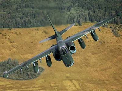 Самолеты Су-25 \"Грач\", задействованные в специальной военной операции на  Украине, над полевым аэродромом - Галерея - ВПК.name