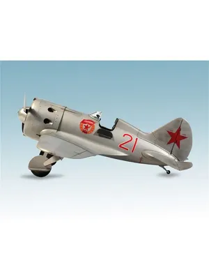 Модель сборная Самолет истребитель И-16 тип 24 масшт.1:72 - Элимканц