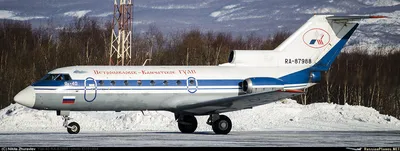 Советский ближнемагистральный самолёт Як-40 | CardKit, Москва