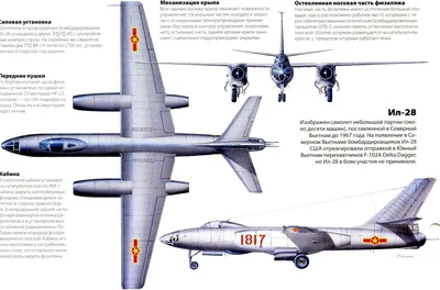 Модель самолета Ил-28 - Моделлмикс модели в масштабе