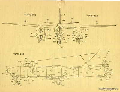 Варианты окраски Ил-28 Beagle