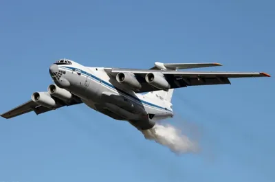 Российский Ил-76 загорелся на военном аэродроме в пригороде Душанбе |  Новости Таджикистана ASIA-Plus