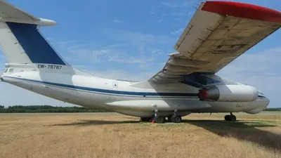 Самолет ИЛ-76 «Авиакон Цитотранс» перевез вертолет Ми-8 на Шпицберген