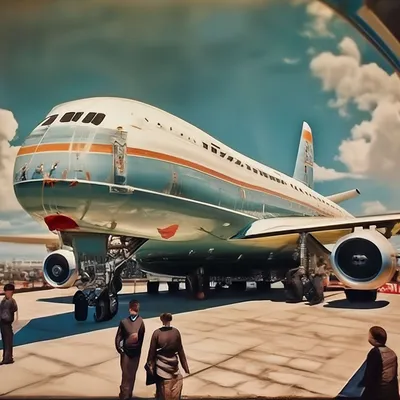 Дальнемагистральный пассажирский самолет Ил-96. - Российская авиация