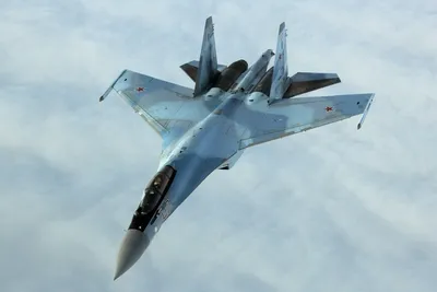 Российский истребитель Су-35 сбил украинский военный самолет - МК