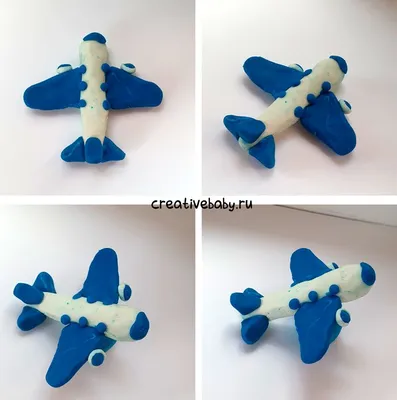 Как слепить самолет из пластилина: пошаговая инструкция для детей |  Поделки, Пластилин, Детские поделки