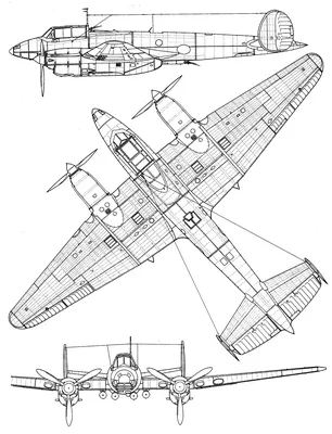 Пикирующий бомбардировщик Пе-2 ( ПБ-100, \"Сотка\") (1940г.)