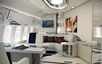 Как выглядит внутри самолёт Романа Абрамовича Boeing 767 P4-MES \" The  Bandit \" - YouTube