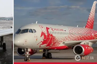 Авиакомпания \"Россия\" получила первый самолет в новой ливрее. | Пикабу