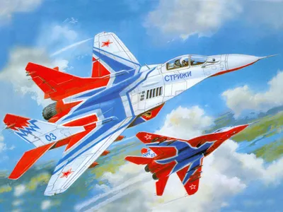 Модель сборная Звезда Самолёт МиГ 29 Стрижи купить по цене 30.8 руб. в  интернет-магазине Детмир
