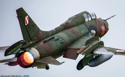 Эксплуатация польских истребителей-бомбардировщиков Су-22