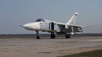 Последний полет Су-24 \"без буквы\"