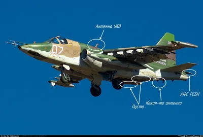 Визуальные различия самолётов семейства Су-25 | Пикабу