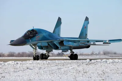 Самолеты-бомбардировщики Су-34 в зоне спецоперации | РИА Новости Медиабанк