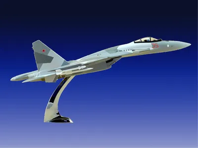 Самолет СУ-35 (Камуфляж серый) [Готовая модель] (1:72) - Военные самолеты -  космический магазин AstroZona.ru
