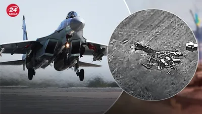 Истребитель Су-35 - россияне сбили свой самолет под Токмаком - фото - 24  Канал