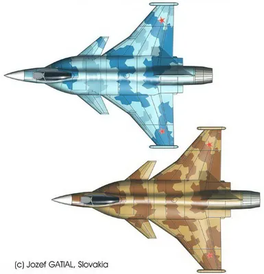 Su-37 - draft strike aircraft