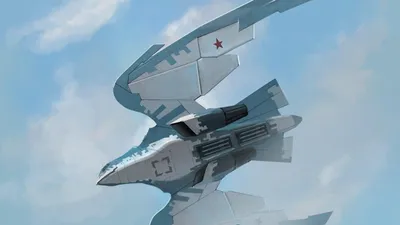 Ростех\" показал Су-57 в виде механизированного монстра - РИА Новости,  11.08.2023