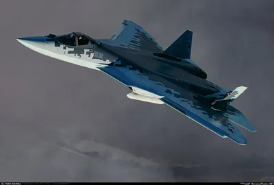 Модель самолета Сухой Су-57 ВВС России (цифровой камуфляж) 1:72 EB0002