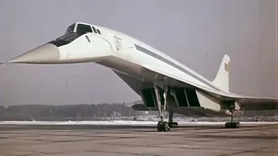 Модель советский сверхзвуковой пассажирский самолет Ту-144