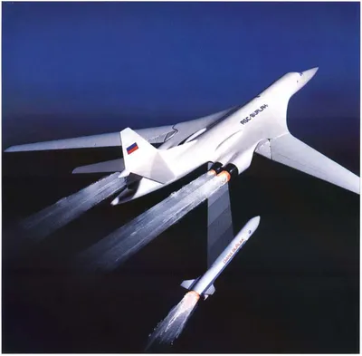 Самолет ТУ-160 (Петр Дайнекин) [Готовая модель] (1:100) - Военные самолеты  - космический магазин AstroZona.ru