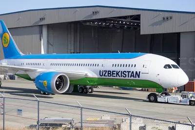 Компания My Freighter привезла в Узбекистан самый большой в мире грузовой  самолет Boeing 747