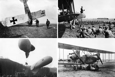 Авиация Первой мировой войны (фото): самолеты, дирижабли, ПВО