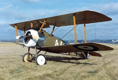 Марочные самолеты 1916 Первой Мировой Войны щенка Sopwith в полете.  Редакционное Изображение - изображение насчитывающей выставка, королевско:  195791100