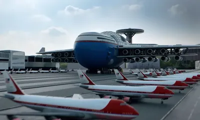 Sky Cruise - видеоконцепт круизного самолета будущего на ядерном топливе