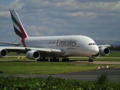 Модель самолета Airbus A380-800 \"Expo 2020\" Emirates 1:400 GJUAE1771