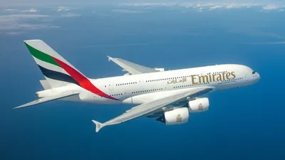 Модель самолета под давлением Игрушки Emirates Airlines A380 - купить с  доставкой по выгодным ценам в интернет-магазине OZON (1103675710)
