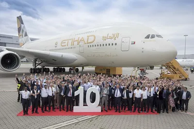 Первый рейс Etihad Airways в Абу-Даби отправился из Петербурга