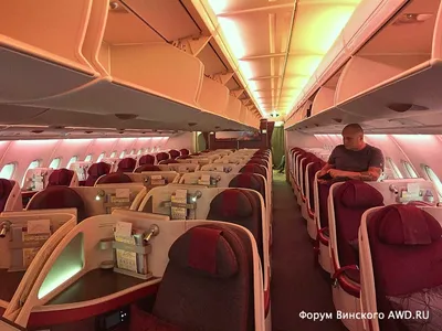 Бизнес класс А380 Катарских авиалиний – Сайт Винского