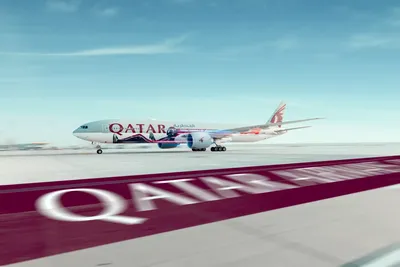 Модель самолета NG Model 39015 Airbus A350-900 Qatar Airways 1:400