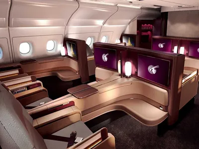 Qatar Airways представляет первый самолет в цветах чемпионата мира по  футболу... - AviaPages.ru