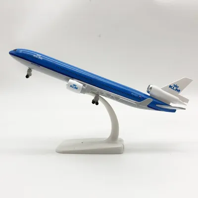 Модель самолёта авиакомпании KLM Боинг 747, с освещением салона и на шасси.  Длина 47 см, масштаб 1:150. - купить в интернет-магазине OZON по выгодной  цене (424738885)