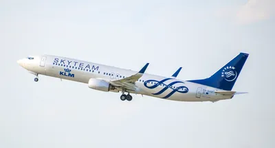 Ту154 авиакомпания KLM, самолет …» — создано в Шедевруме